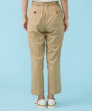 GJLGT37180 Jocomomola(ホコモモラ) Fino チェックパンツ キャメル