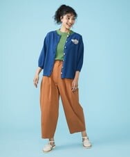 GJLGT42180 Jocomomola(ホコモモラ) サッカーボリュームパンツ ブラウン