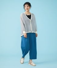 GJLGT42180 Jocomomola(ホコモモラ) サッカーボリュームパンツ ブラウン