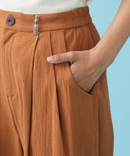 GJLGT42180 Jocomomola(ホコモモラ) サッカーボリュームパンツ ブラウン