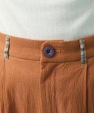 GJLGT42180 Jocomomola(ホコモモラ) サッカーボリュームパンツ ブラウン