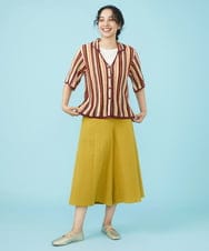 GJLGW42180 Jocomomola(ホコモモラ) Guijarro ワイドパンツ アイボリー