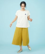 GJLGW42180 Jocomomola(ホコモモラ) Guijarro ワイドパンツ アイボリー