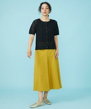 GJLGW42180 Jocomomola(ホコモモラ) Guijarro ワイドパンツ アイボリー