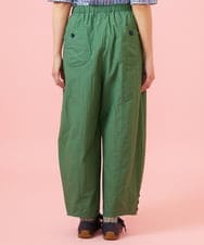 GJLHD36200 Jocomomola(ホコモモラ) 【早割10％OFF】カーブシルエットワイドパンツ グリーン