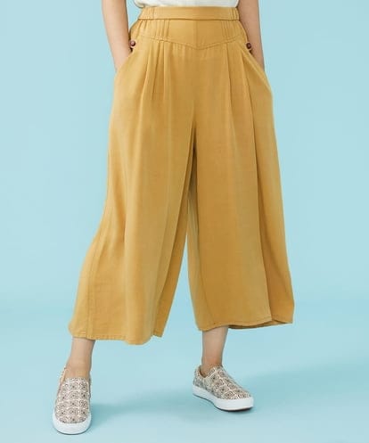 GJLHS31170 Jocomomola Facilmente レーヨンツイルワイドパンツ
