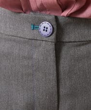 GJLJA33170 Jocomomola(ホコモモラ) Liso ツイルテーパードパンツ ベージュ