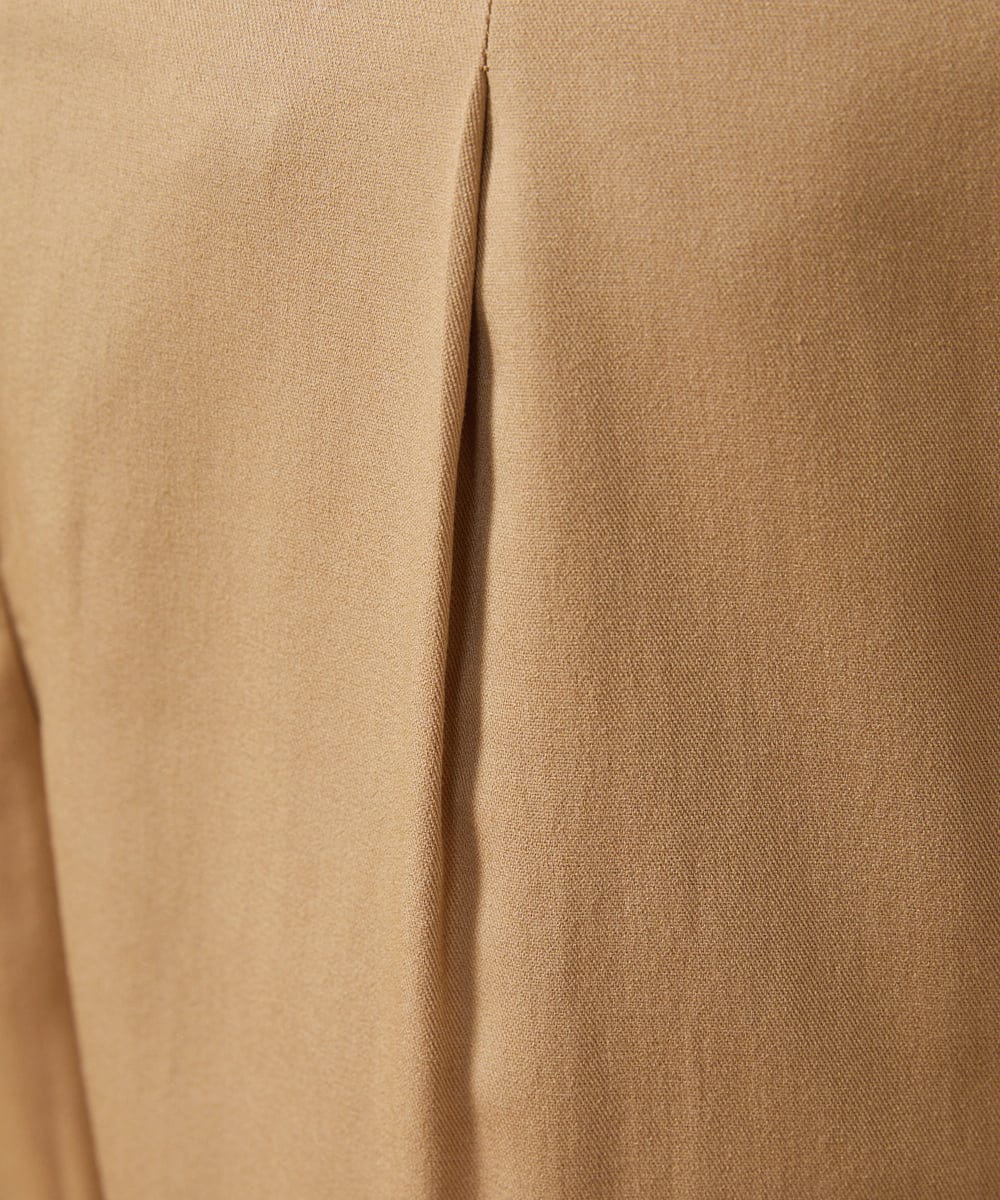 GJLJA33170 Jocomomola(ホコモモラ) Liso ツイルテーパードパンツ ベージュ