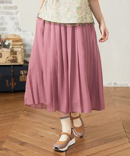 GJLJA34180 Jocomomola Pleats スパンローンプリーツパンツ
