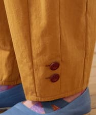 GJLJB37200 Jocomomola(ホコモモラ) 【早割10％OFF】カーブシルエットワイドパンツ キャメル