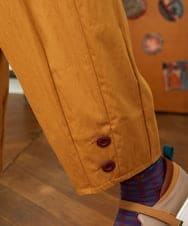GJLJB37200 Jocomomola(ホコモモラ) Ba lon カーブシルエットワイドパンツ グレーカーキ