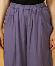 GJLJD33180 Jocomomola(ホコモモラ) Sacudida サテンワイドパンツ パープル