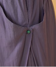GJLJD33180 Jocomomola(ホコモモラ) Sacudida サテンワイドパンツ パープル