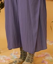 GJLJD33180 Jocomomola(ホコモモラ) Sacudida サテンワイドパンツ パープル