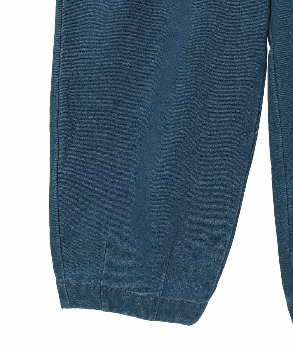 GJLJE41180 Jocomomola(ホコモモラ) Reflejo 配色デニムパンツ グリーン