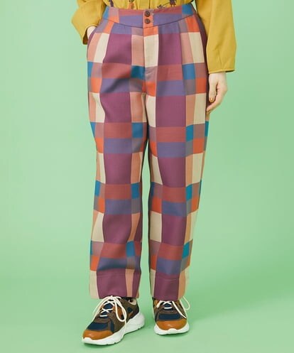 GJLLS03220  Escaleras チェックパンツ