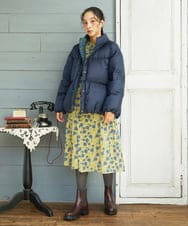 GJPAE36270 Jocomomola(ホコモモラ) Calle de la Bola ドットプリントワンピース グリーン