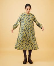 GJPAE36270 Jocomomola(ホコモモラ) Calle de la Bola ドットプリントワンピース グリーン