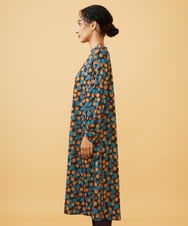 GJPAE36270 Jocomomola(ホコモモラ) Calle de la Bola ドットプリントワンピース ブラウン