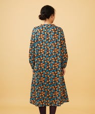 GJPAE36270 Jocomomola(ホコモモラ) Calle de la Bola ドットプリントワンピース ブラウン