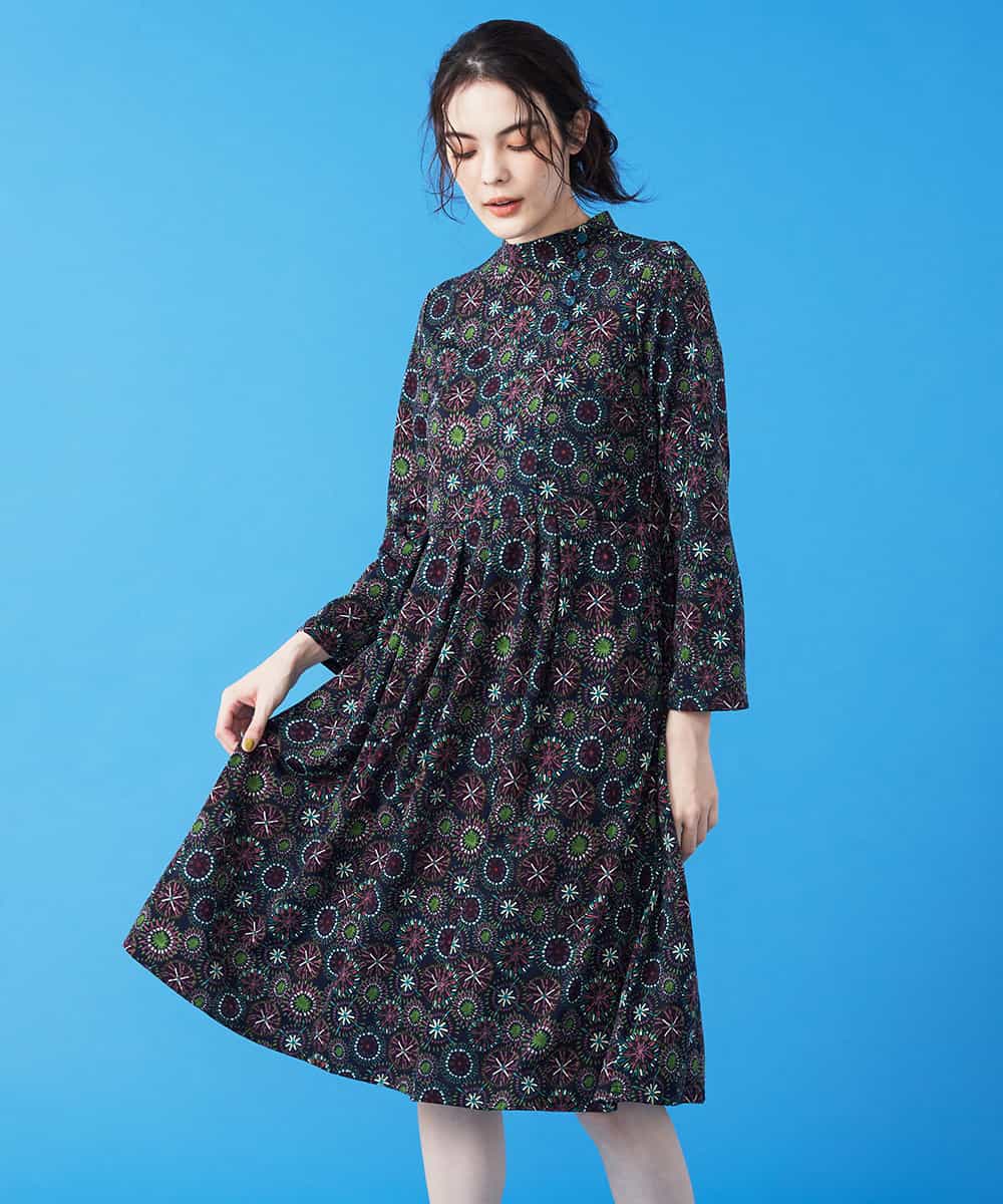 Jocomomola ホコモモラ Chispeante プリントワンピース イトキンオンラインストア