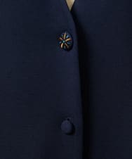 GJPCD51260 Jocomomola(ホコモモラ) ポンチストレッチワンピース ネイビー