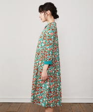GJPDB37260 Jocomomola(ホコモモラ) Rojo amapola フラワープリントワンピース アイボリー