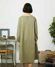 GJPDD31270 Jocomomola(ホコモモラ) Armadura de flores ジャカードワンピース ベージュ