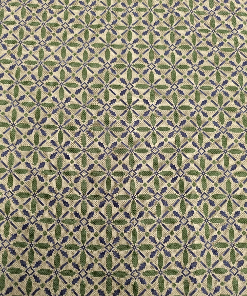 GJPDD31270 Jocomomola(ホコモモラ) 【先行予約】幾何学柄ジャカードワンピース ネイビー