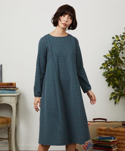 GJPDD31270 Jocomomola Armadura de flores ジャカードワンピース