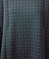 GJPDD31270 Jocomomola(ホコモモラ) 【先行予約】幾何学柄ジャカードワンピース ネイビー