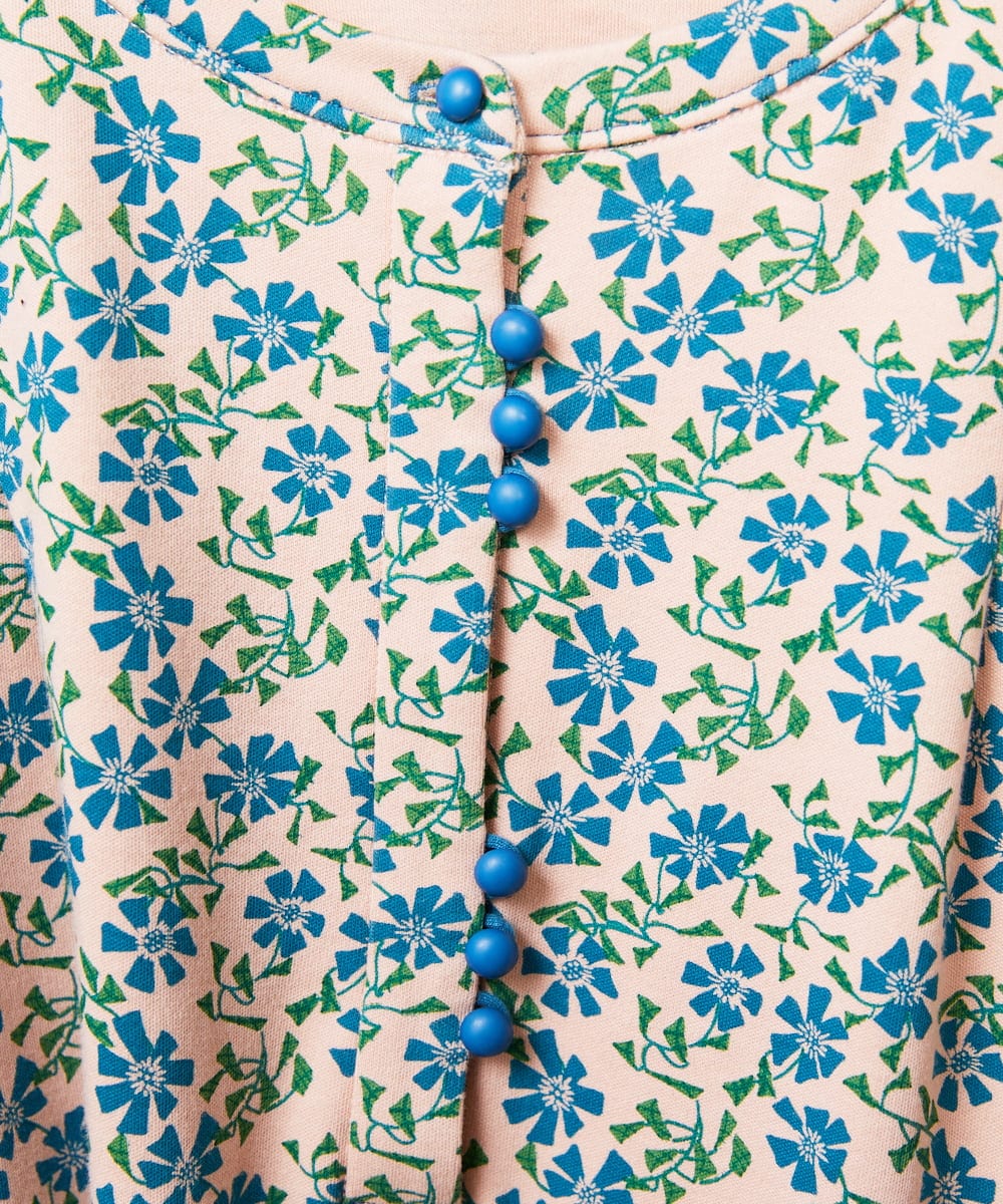 GJPDE36260 Jocomomola(ホコモモラ) Los molinos de vient フラワープリントワンピース ピンク