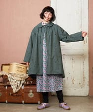 GJPDE36260 Jocomomola(ホコモモラ) Los molinos de vient フラワープリントワンピース ラベンダー