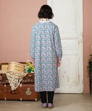 GJPDE36260 Jocomomola(ホコモモラ) Los molinos de vient フラワープリントワンピース ラベンダー