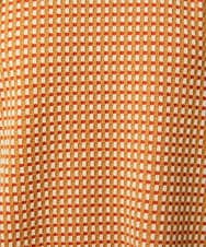 GJPDE39300 Jocomomola(ホコモモラ) Encrucijada チェックジャカードワンピース オレンジ