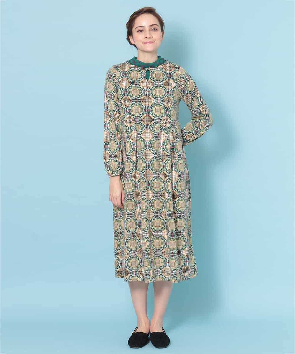 Jocomomola ホコモモラ Coleidoscopio プリントワンピース イトキンオンラインストア