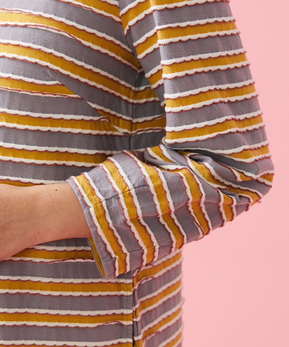 Trekking ボーダーワンピース(ワンピース) | Jocomomola(ホコモモラ