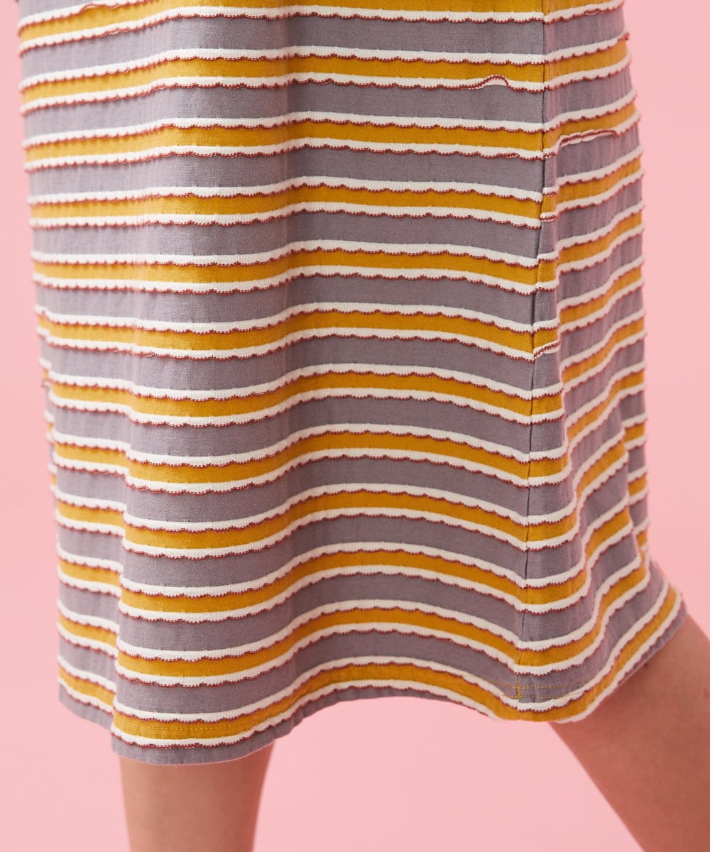 Trekking ボーダーワンピース(ワンピース) | Jocomomola(ホコモモラ