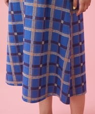 GJPDT01280 Jocomomola(ホコモモラ) Azul チェックワンピース ブルー