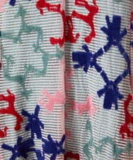 GJPFD01330 Jocomomola(ホコモモラ) Caballerias アニマルジャカードシアーワンピース ピンク