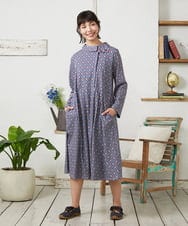 GJPFD30260 Jocomomola(ホコモモラ) En un sueno 幾何学プリントワンピース パープル