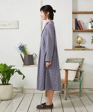 GJPFD30260 Jocomomola(ホコモモラ) En un sueno 幾何学プリントワンピース パープル