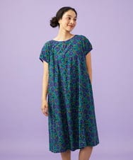 GJPGD30270 Jocomomola(ホコモモラ) Dorotea フラワープリントワンピース ネイビー