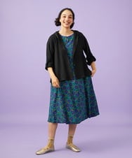 GJPGD30270 Jocomomola(ホコモモラ) Dorotea フラワープリントワンピース ネイビー