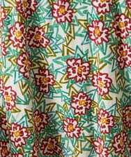 GJPGD30270 Jocomomola(ホコモモラ) 【早割10％OFF】フラワープリントワンピース アイボリー