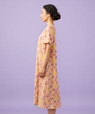 GJPGD34290 Jocomomola(ホコモモラ) Sala de baile ブークレジャカードワンピース サーモンピンク