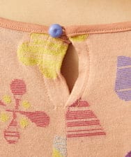 GJPGD34290 Jocomomola(ホコモモラ) Sala de baile ブークレジャカードワンピース サーモンピンク