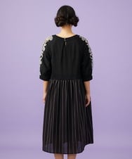 GJPGD70330 Jocomomola(ホコモモラ) Calle Cervantes ドッキングワンピース ブラック