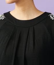 GJPGD70330 Jocomomola(ホコモモラ) Calle Cervantes ドッキングワンピース ブラック