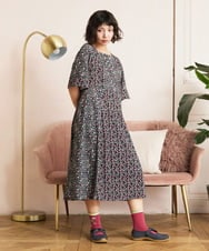 接触冷感】Dulcinea フラワープリントカットソーワンピース(ワンピース